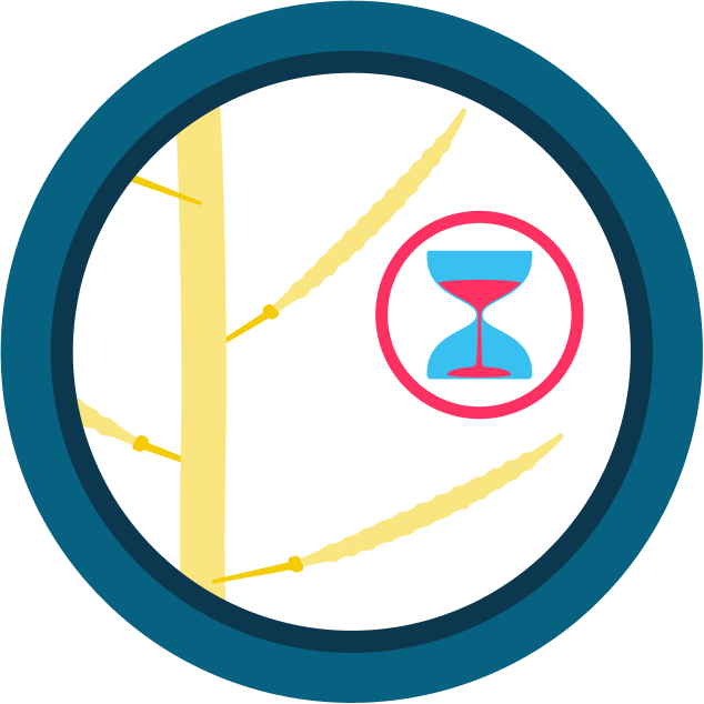 A white icon with the words Straight Cut Plus below it. Within the icon, an animation of a plant with wind blowing on it is shown.